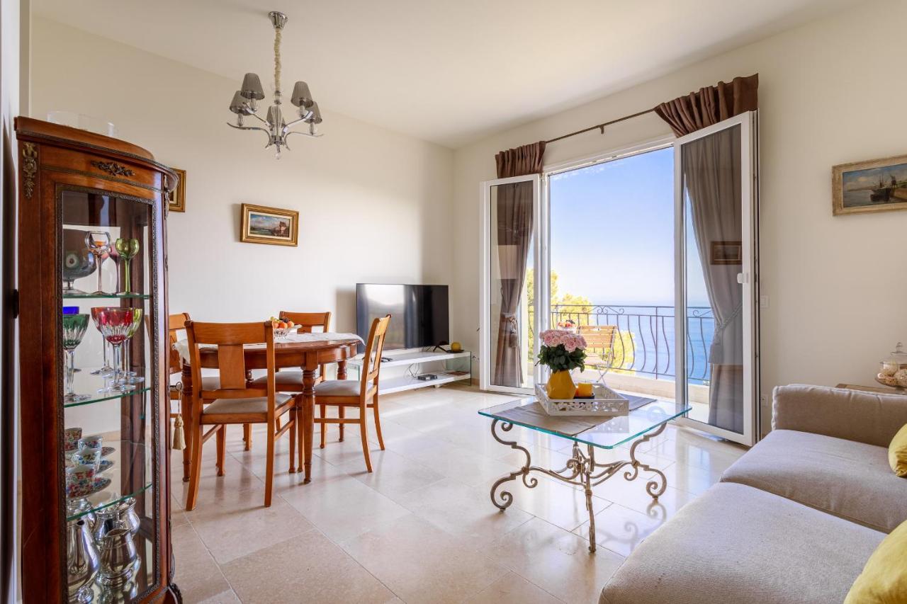 Sea View Apartment Between Nice And Monaco - 2 Вильфранш-сюр-Мер Экстерьер фото